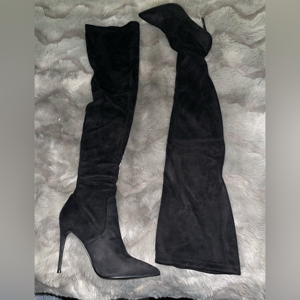 Steve Madden thigh high stiletto heel boots